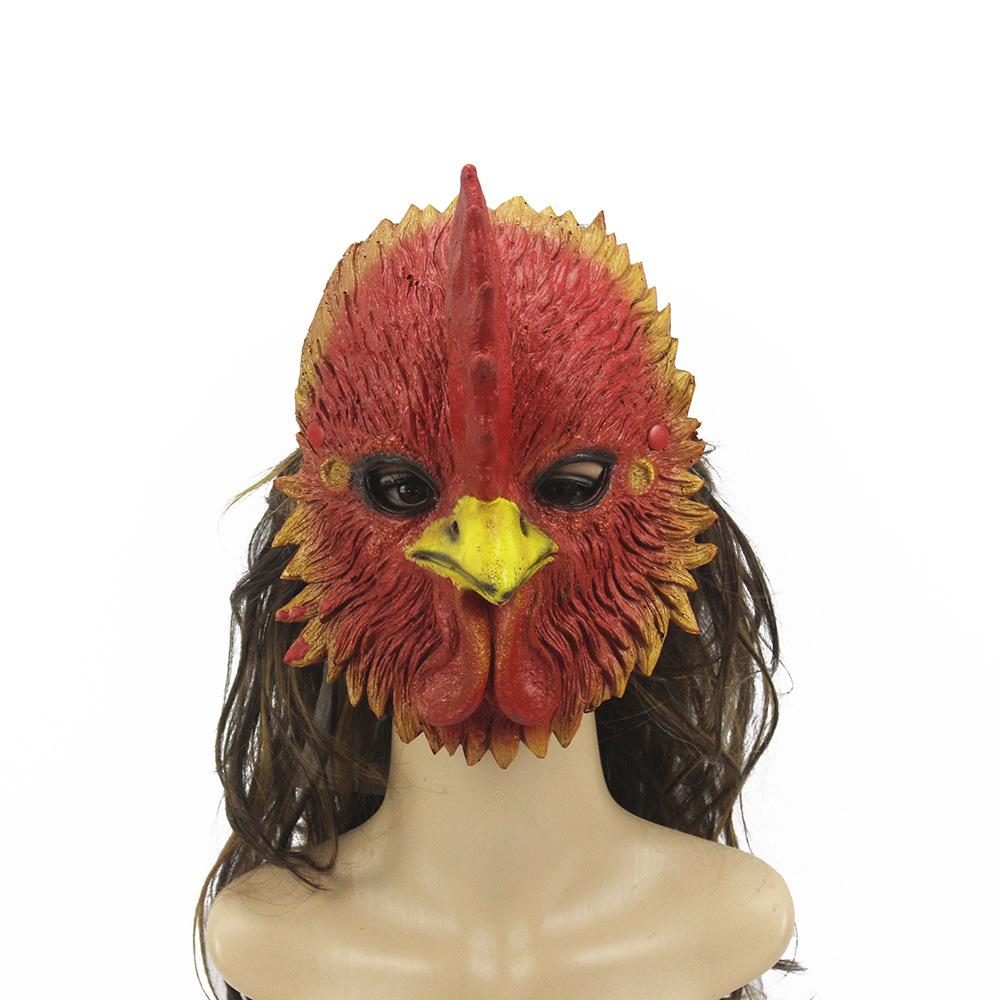 3D Angry Rooster Mask for Halloween, Mardi Gras, and Carnival