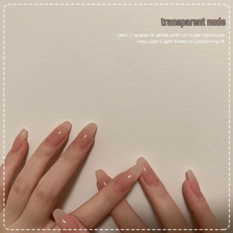 Summer 2025 Ice Transparent Nude Nail Gel Polish - Popular Whitening Jelly Color Series