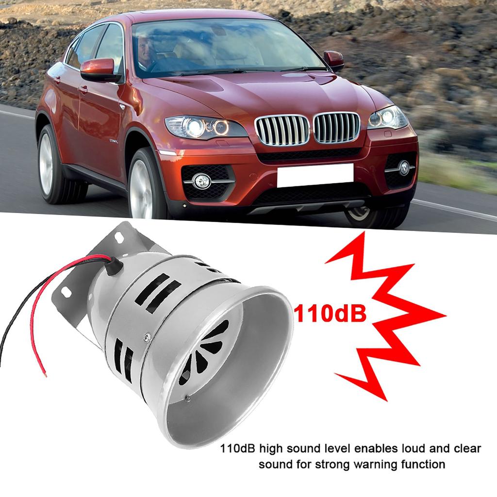 110dB Super Loud Car Motor Alarm Siren Electric Horn Speaker 12V