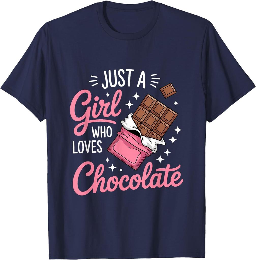 Just A Girl Who Loves Chocolate T-Shirt