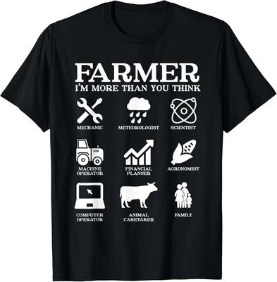 Farmer Gift Idea Farming Agriculture Patriotic Farmer Gift Unisex T-Shirt