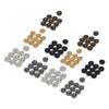 100pcs 5mm Mini Snap Buttons Fasteners 5 Colors Rust Prevention Light Weight Miniature Snap Buttons Doll for Women Men