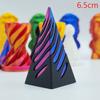 1Pc Kids 3D Printed Spiral Cone Fidgeting Toy Impossible Pyramid Passthrough Sculpture Antistress Anxiety Relieving Adults Toy