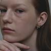 Ribbon Wide Earring - Gold