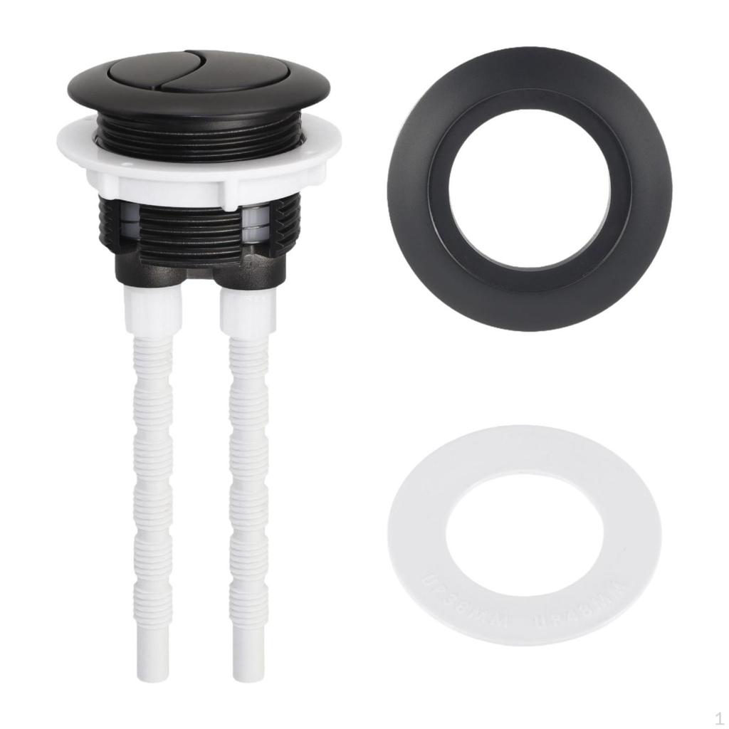 Flush Button for Toilets, Round Tank Accessory Options Available