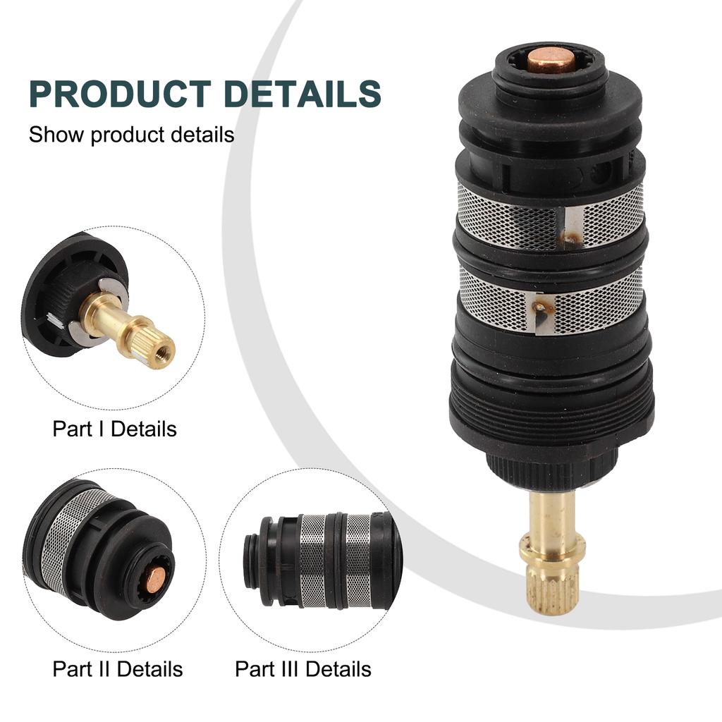 1pc Spool All-copper Intelligent Thermostatic Spool High-quality Hot Cold Water Spool Power Tools Replacement Accessories