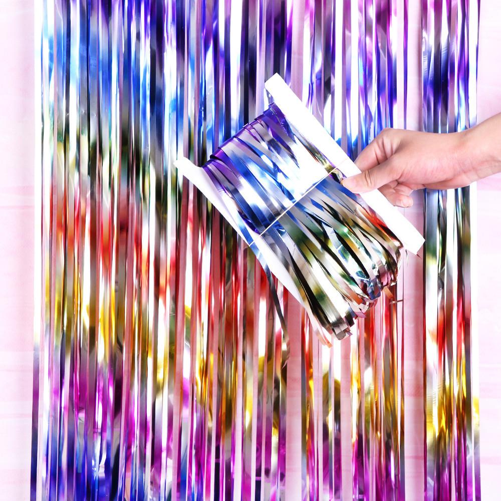 Colorful X2m Rain Curtain For Stylish Birthday Parties Weddings And Events Christmas