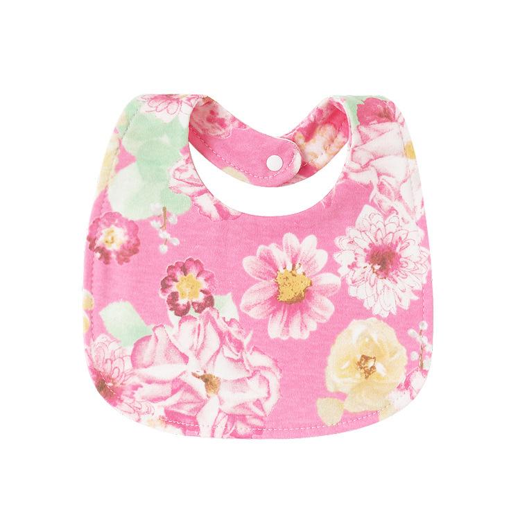 Newborn Baby Bibs Pure Cotton Double Layer Drool Bibs High Absorbency Burp Cloths For Infants Toddlers Soft Skin Friendly