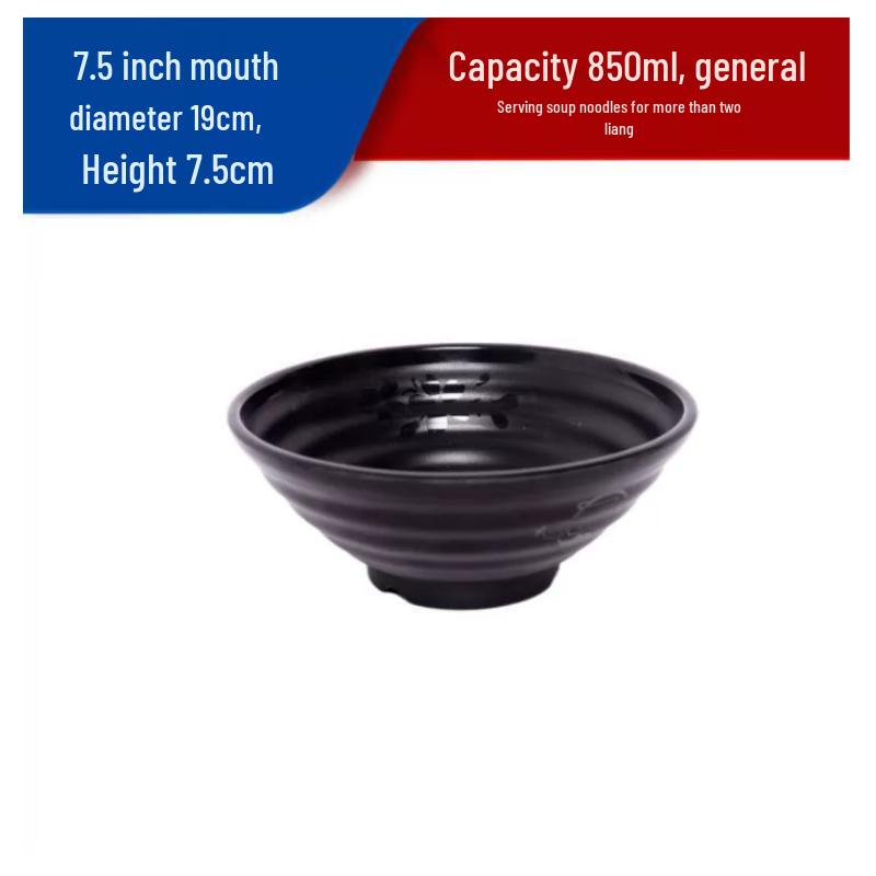 Thickened Drop-Resistant Melamine Noodle Bowl