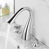 Gold Basin Faucets Total Brass Black Bathroom Faucet Sink Faucets 3 Holes Hot And Cold Waterfall Faucet Water Tap