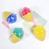 Kids  Childrens Ice Cream Squeeze Toy, Stress Relief Fidget Toy with Bubble Beads, Soft TPR Squishy Sensory Toy for  Adults, Anxiety