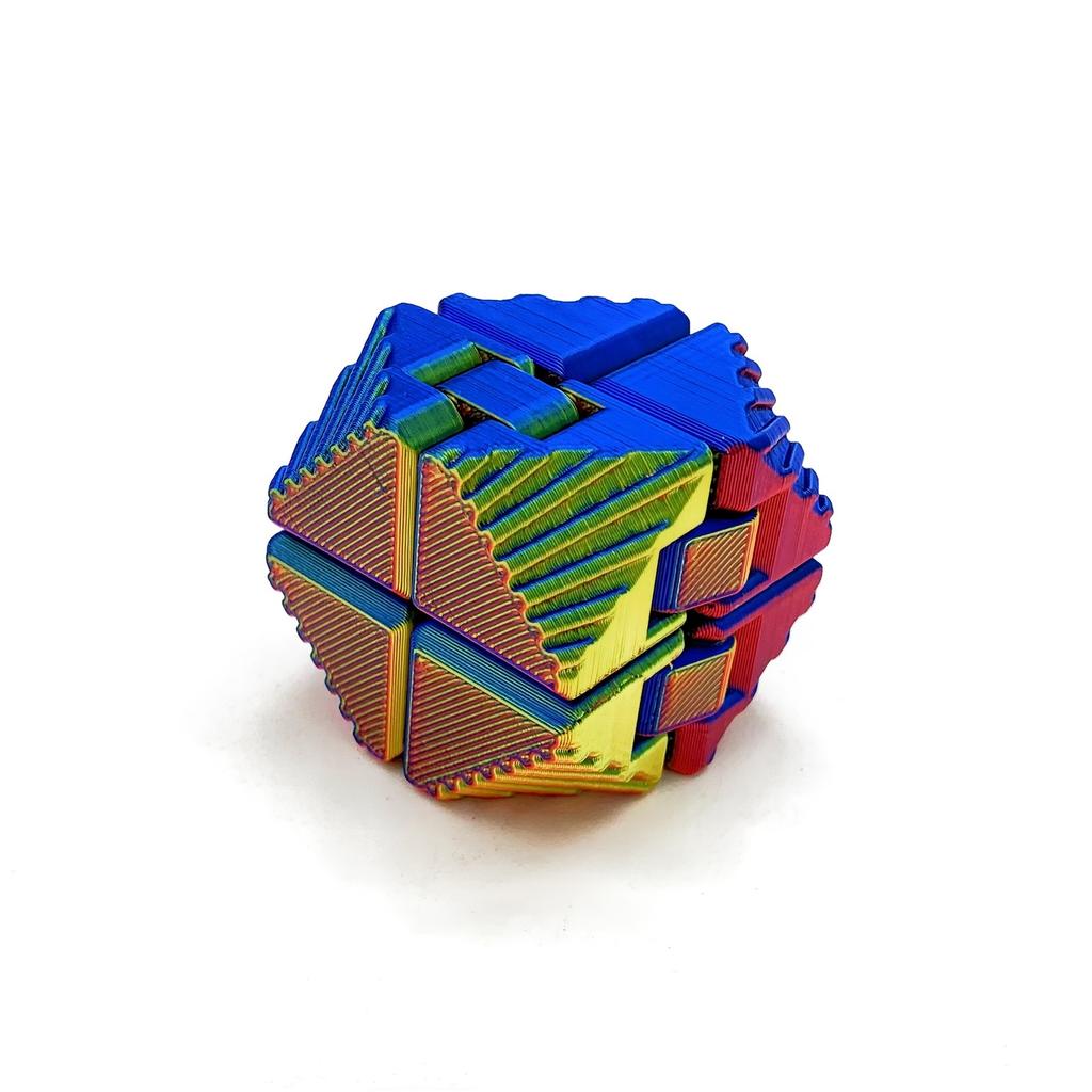 Creative 3D Printed Toys Infinity Cube Fidget Toy Ultra-Durable Sensory Stress Reliever For Adults & Kids Anxiety Relief Gift