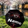 Custom Name Personalized Liverpool F.C Print Umbrella, Auto Open Close, 8‑Rib Sturdy Frame, Commute Camping Hiking Use, Birthday Gift