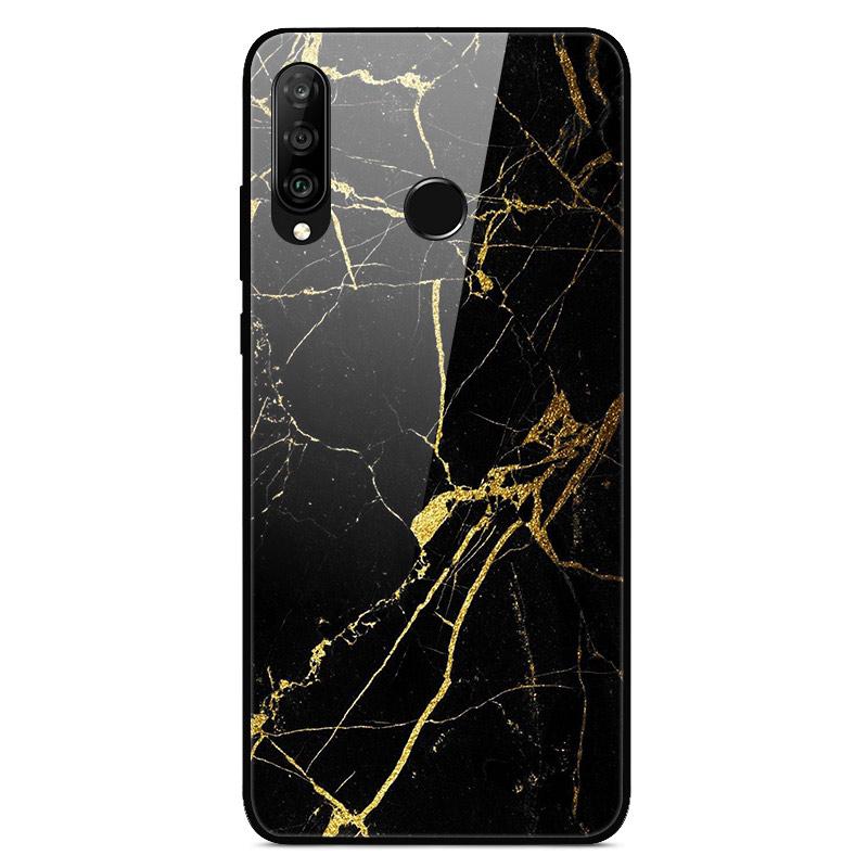 6.15"For Huawei Honor 20S Case Tempered Glass Print Back Cover Hard Case For Huawei Honor 20S MAR-LX1H Phone Case Honor20S 20 S