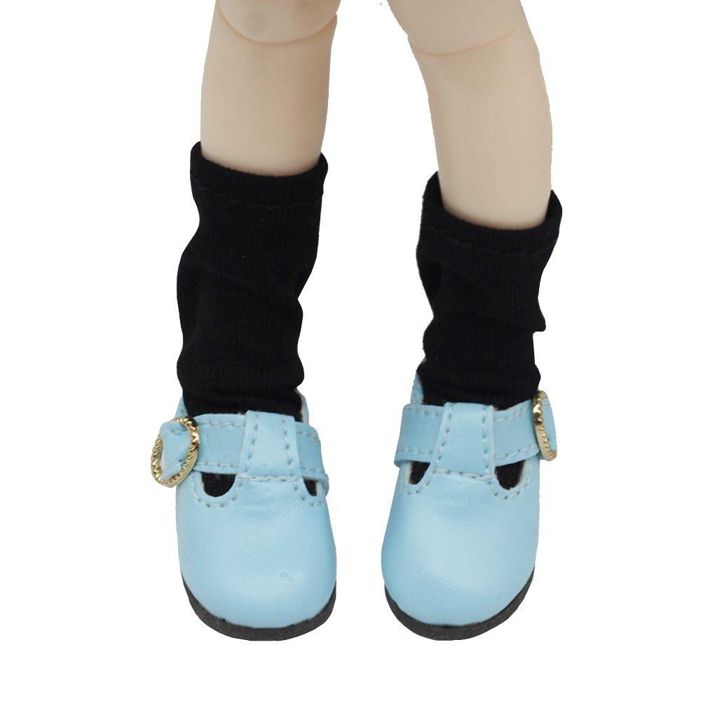 Lightweight Doll PU Leather Shoes PU Leather Leather Boots  Children Toys