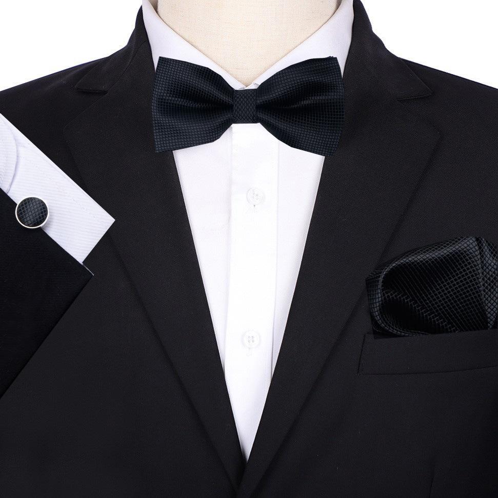Men'S Groom Wedding Host Solid Color Bow Tie Best Man Suit Korean Version Shirt Bow Tie Wedding Men'S Bow