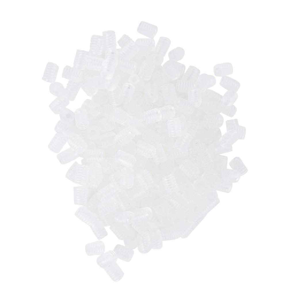 400Pcs Adjustment Buckle Silicone AntiSlip Face Cover Transparent Ear Band Rope Connectors
