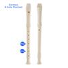 Soprano Recorder Hole 6/8 Hole C Key Descant Recorder German Style Treble Flute for Kids with Cleaning Rod & Storage Bag