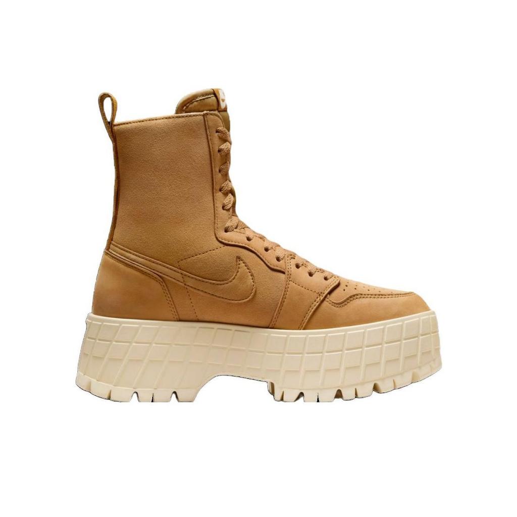 Air Jordan 1 High Brooklyn Wheat Muslin Women Sneakers Tan FJ5737-700