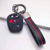 Silicone Key Fob Cover with Matching Wrist Strap for Toyota Camry Prado FJ Cruiser Previa RAV4, Fits Toyota Camry Cruiser RAV4, Protective Accessory