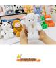 Adorabile Bambola Animale di Peluche - Compagno da Tavolo e Portachiavi per Bambini