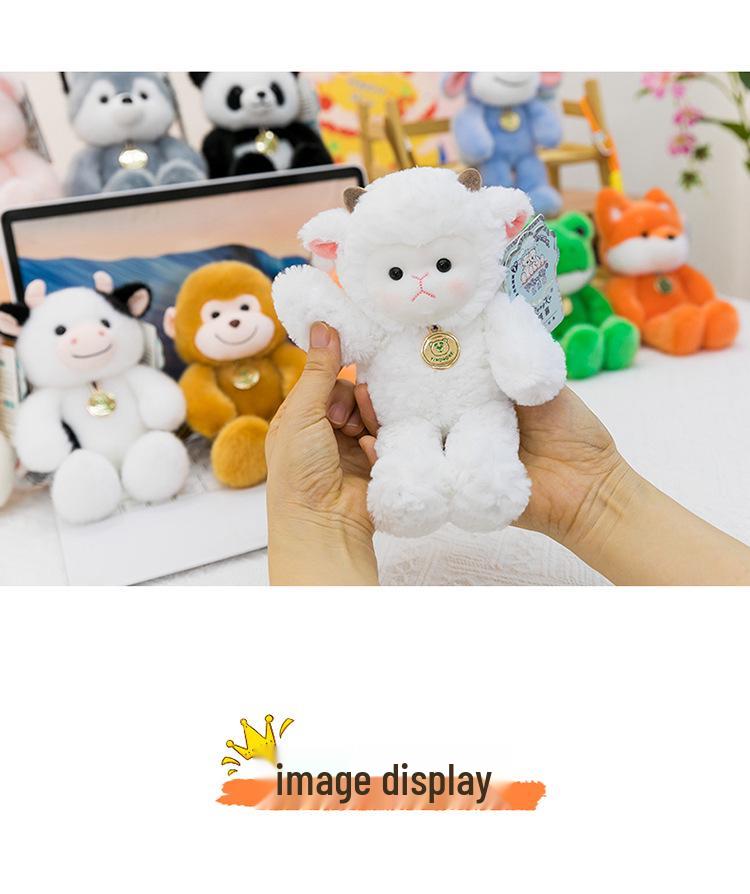 Adorabile Bambola Animale di Peluche - Compagno da Tavolo e Portachiavi per Bambini