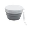 Food Grade Portable Food Container Lid Folding Lunch Box BPA-Free Silicone Foldable Bowl  Hiking