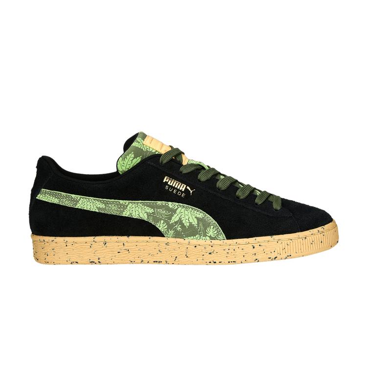 Puma Suede Gentle Jungle - Black Unisex Sneakers Spring-Fern 390057-02