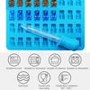 53Cell Jelly Mold Cavity Silicone Gummy Bear Chocolate Mold Candy Maker Ice Tray