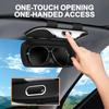 Sun Visor Glasses Case Plastic Car Sunglasses Organizer Auto Eyewear Clip Sleek Car Glasses Holder For Driver Truck Suv