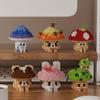 New Mushroom Rabbit Model 7249-7254: Cute Micro-Particle Toy Building Blocks