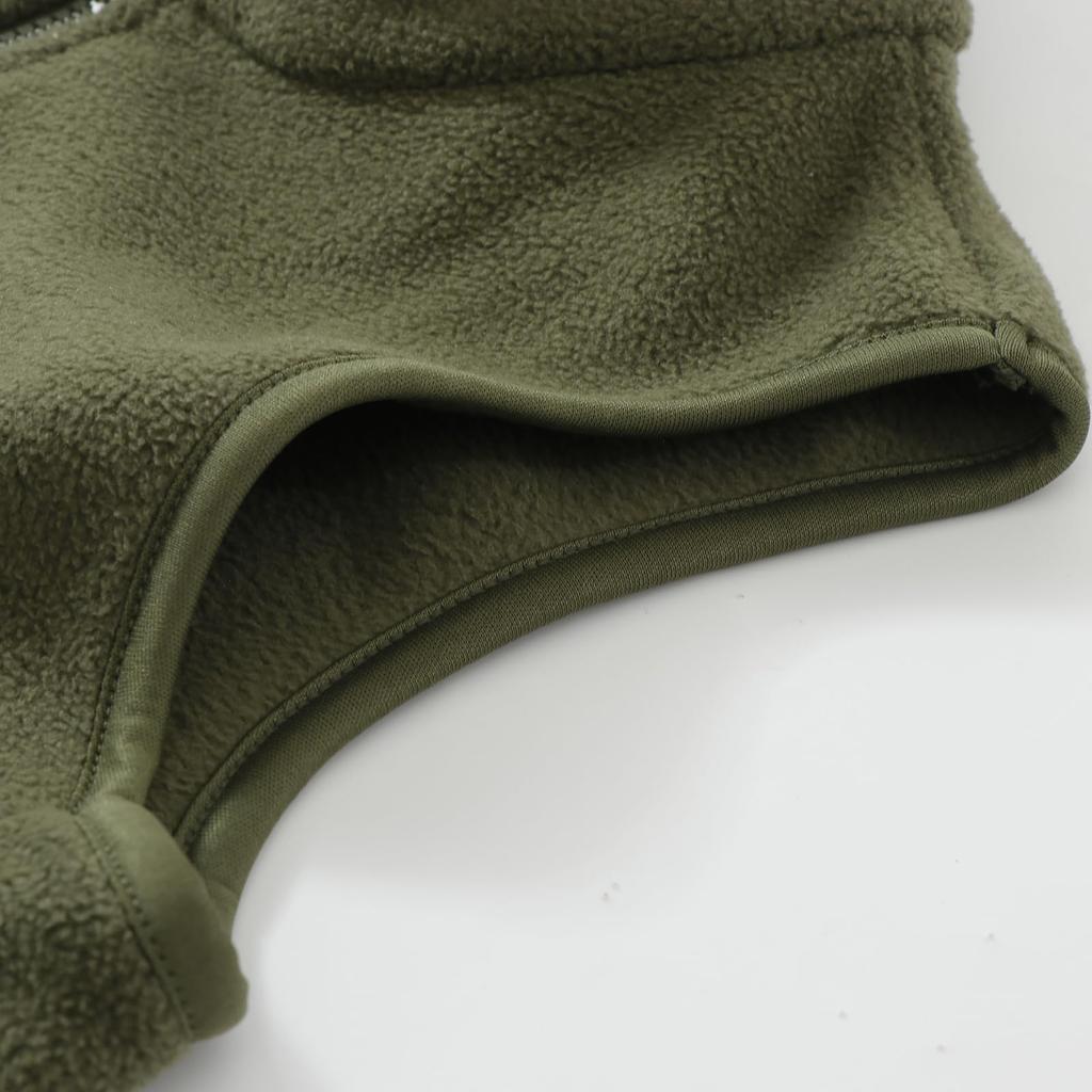 YumeFlair Tank Solid Warm and Warm Top for Boys and Large Zipper Perfect for Coordinating with Your and Size 140 Kids' Top, Sleeveless, Color, Girls,