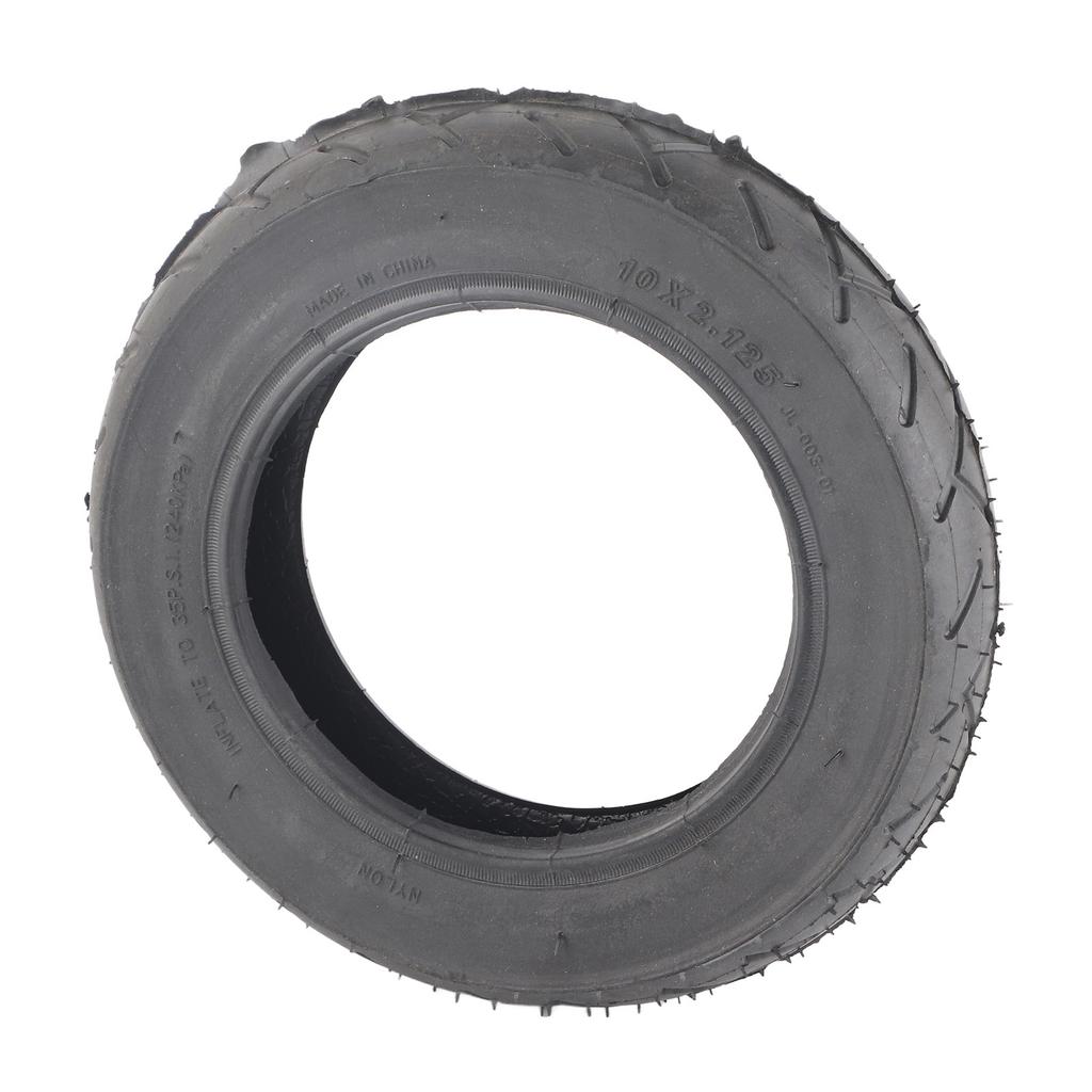 Electric Scooter Tire Rubber Sturdy Shock Resistant Buffering Groove Inflation Tyre 10x2.125