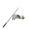 Retractable Cat Teaser Wand: 1.8m Interactive Fishing Pole with Bite-Resistant Feather & Bell Toy