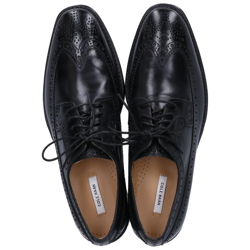 Cole Haan 470 Wingtip Shoes shoes 8M blackUsed