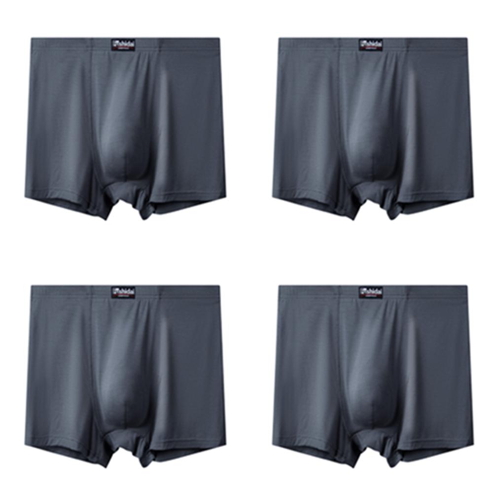 4 Pieces Big Size Underwear Men 's Panties Breathable Underpants Modal Oversize Boxers Shotrs 3XL 4XL 5XL 6XL  7XL 8XL 9XL 10XL 11XL 12XL 13XL