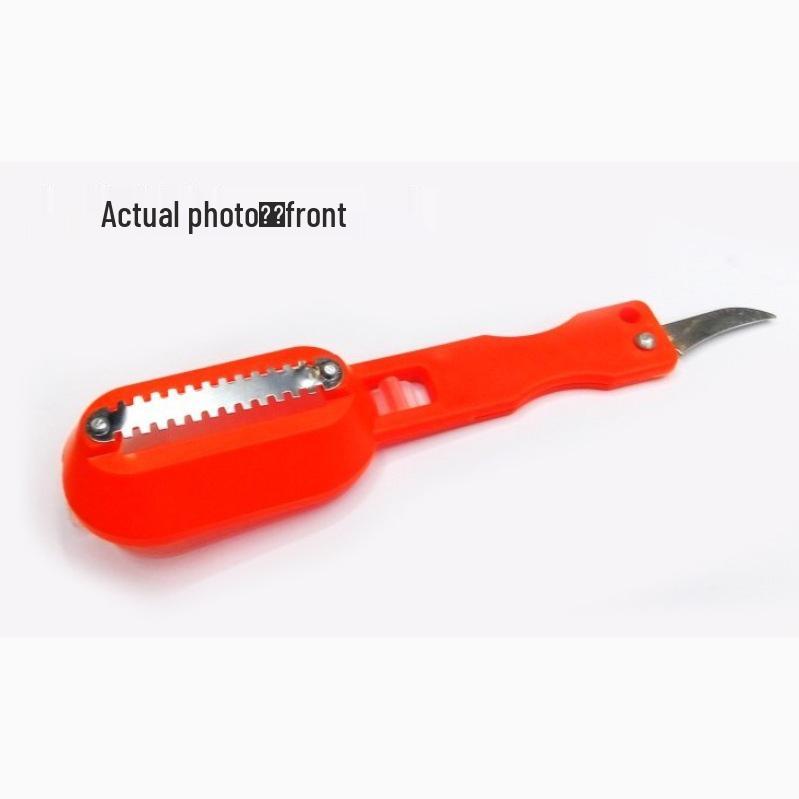 Exclusive Plastic Fish Scale Scraper - Descaling Tool for the Kitchen