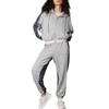 Adidas Cropped Coats Women's Medium Heather Gray Hooded Moderate HZ9668