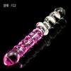 Oversized Crystal Glass Penis Anal Beads Two-in-One Sex Tools Sex Toys for Women Masturbation Devices