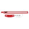 T Square Ruler Woodworking Tool Aluminum Alloy T Type Marking Gauge with Engraved Scale for Angle Measurement Drilling
