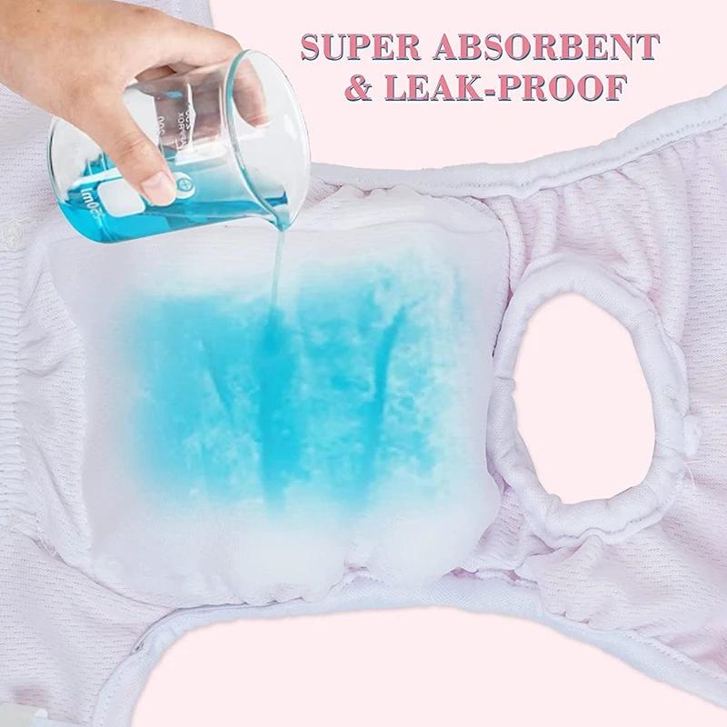 Reusable Dog Diaper Panties Pet Avoid Harassment Shorts Female Dogs Sanitary Menstrual Physiological Estrus Safety Underwear