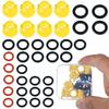 Zestaw 38 Uszczelek I O-ringów – Komplet Naprawczy Do Myjek Karcher K2–K7 | 37 Elementów | Trwałe Zamienniki Do Pomp I Tłoków