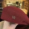Taizhou Wenling New Hat Women's Spring and Summer Knitted Beret Summer High-end Temperament Solid Color Bud Hat