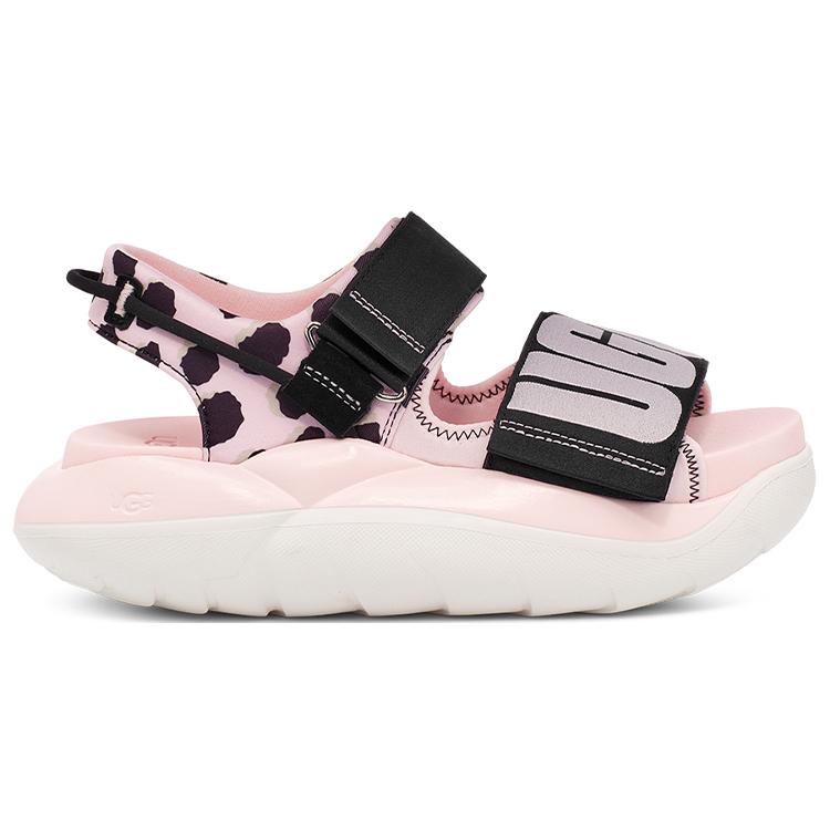 UGG LA Cloud Collection Cow Split Leather Fashion Sandal Women's Bright Pink 1126951-PPBK