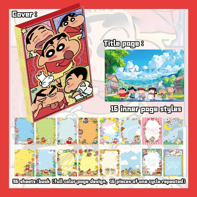 Cartoon Simple A5 Hard Shell Color Page Notebook Kawaii Anime Homework Drawing Student Diary Handbooks Birthday Gifts