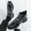 Fashion Black High Tops 2026 New Winter Trend Chelsea Ankle Boots Men's Designer Casual Luxury Slip On Shoes Zapatos Hombre