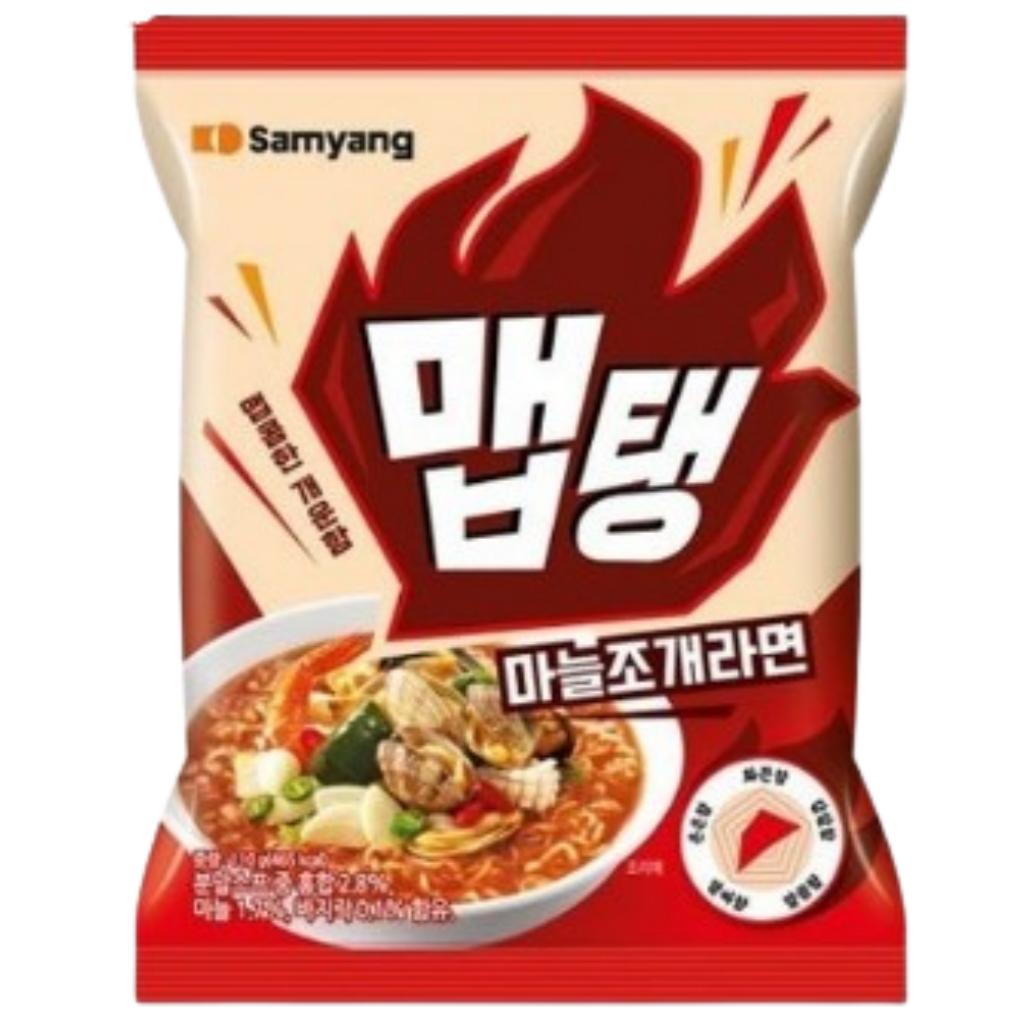 Samyang Korean Ramen Single Pack(1PCS) – 10 Flavors To Choose From (Buldak, Crobo Buldak, Maptaeng, Etc.)