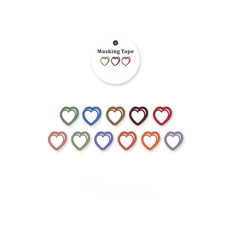 1Pc Love Poem Series Decoração Especial-Formado Washi Fita Adesiva Criativa Scrapbooking Papelaria Material Escolar