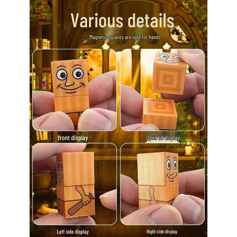 3D Magnetic Puzzle Blocks: Mountain & Sea Classics for Ages 3-6