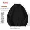 VANCL Men's Thickened Fleece Half-Zip Long Sleeve T-Shirt